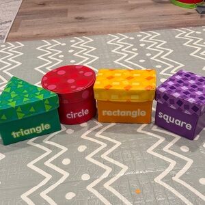 Vibrant Shape Sorting Toy Set for Kids